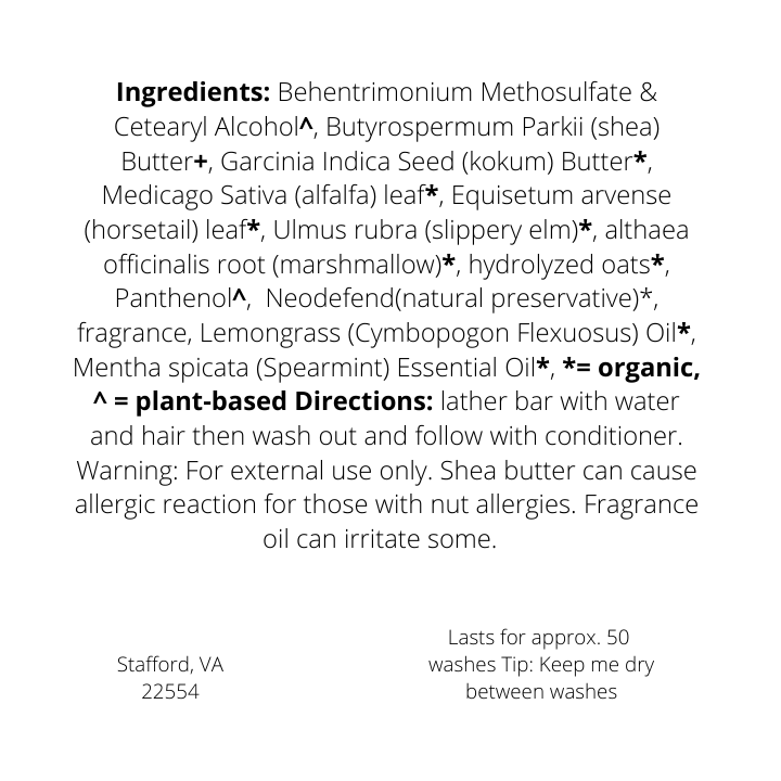 Air Conditioner Bar Ingredients