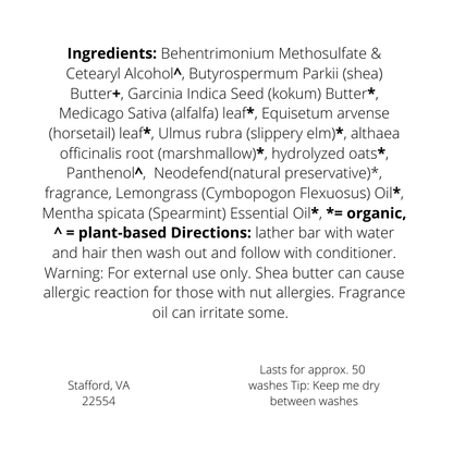 Air Conditioner Bar Ingredients