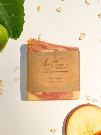 Lughnasadh Bar Soap - Pear, Fig and Patchouli Organic bar soap - The Herbalist's Assistant