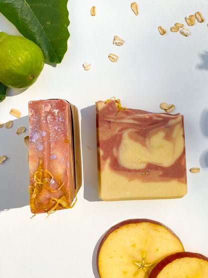 Lughnasadh Bar Soap - Pear, Fig and Patchouli Organic bar soap - The Herbalist's Assistant