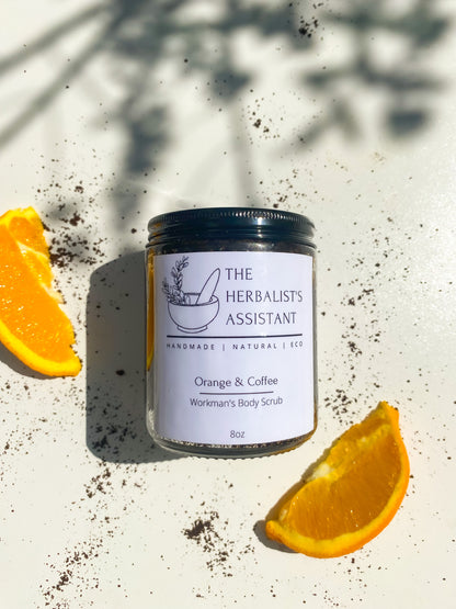 Orange Body Scrub - Workman's Body Scrub - The Herbalist's Assistant