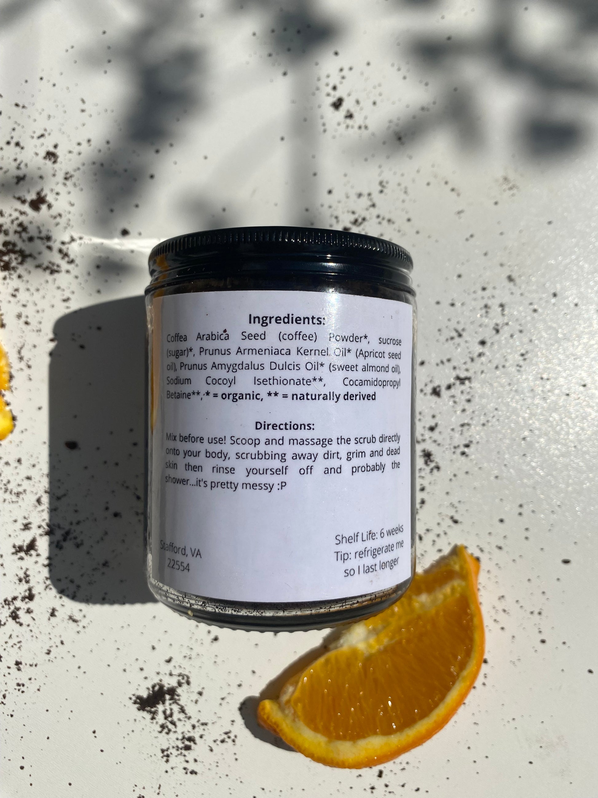 Orange Body Scrub - Workman's Body Scrub - The Herbalist's Assistant