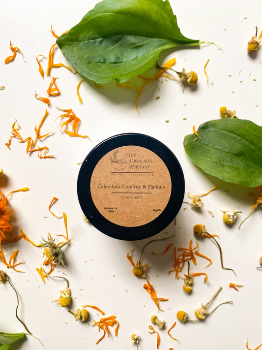 Omni Cream - Chamomile, Calendula and Plantain Face Moisturizer - The Herbalist's Assistant