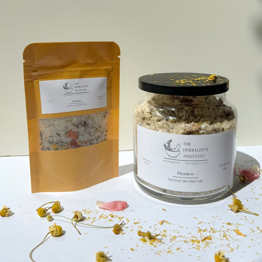 Meadow Bath Salts - Skin Soothing Bath Salts - The Herbalist's Assistant